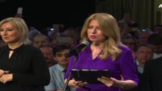Trionfo Caputova: è la prima donna presidente della Slovacchia  Video