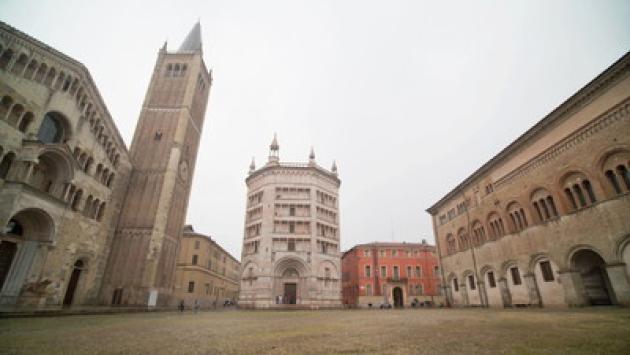 A Parma la più grande opera di Pixel Art urbana