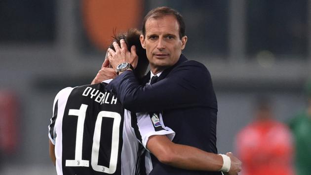 Allegri "Milan-Juve grande sfida, Dybala sereno"