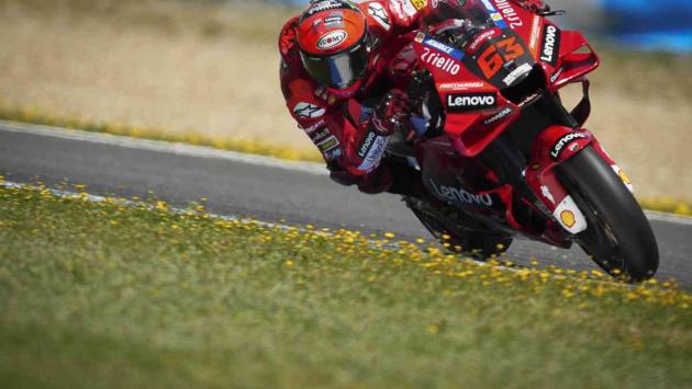 MotoGp d'Aragon: dominio Ducati, Bagnaia in pole position