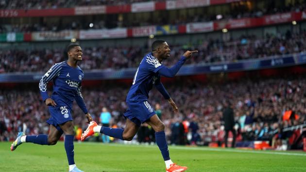 Il Psg vince la semifinale d'andata di Champions, 1-0 in casa Arsenal