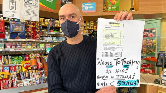 Nuovo totocalcio,  centrato un 11  da 60 mila euro