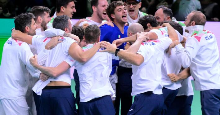 Berrettini, Cobolli fanno volare l'Italia nella storia: è la quarta Davis, la terza consecutiva