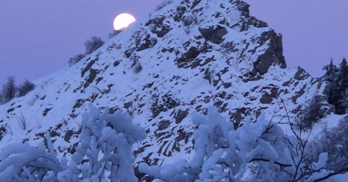 La Luna della Neve 2026: le foto del lettore Marco Papotti