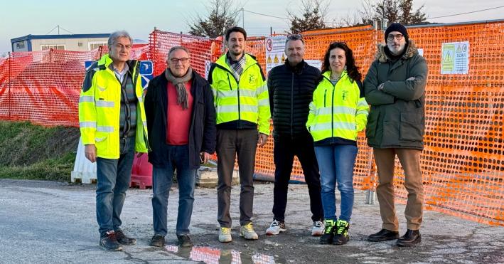 Sissa Trecasali: sopralluoghi ai cantieri connessi alla Ti-Bre 