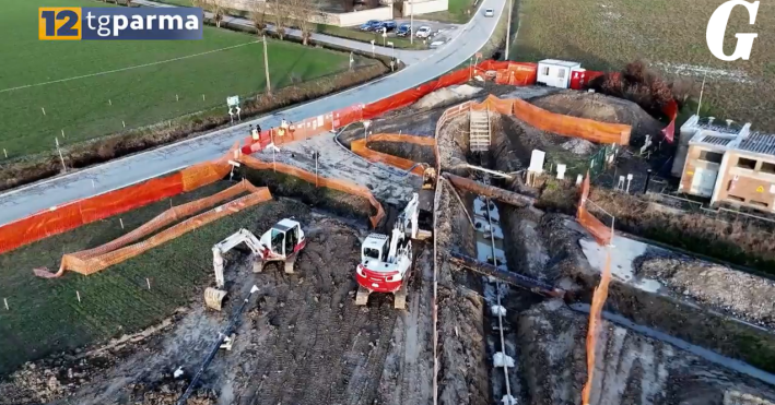 San Nazzaro di Sissa, sp33 chiusa dal 7 al 17 aprile per i lavori alla rotatoria  - Video
