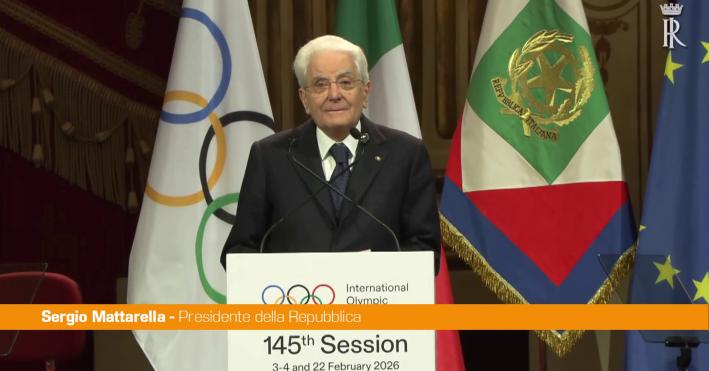 Milano-Cortina 2026, Mattarella "La tregua olimpica sia rispettata ovunque"