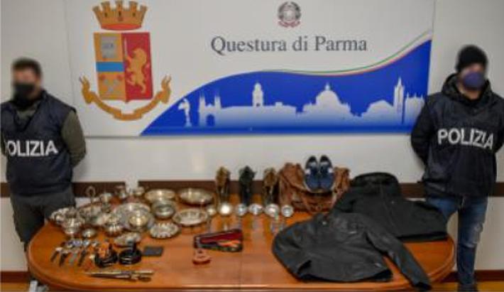 Rinvenimento di beni provento di furti in abitazione