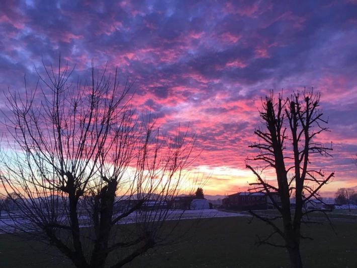 Tramonto a Casalbarbato