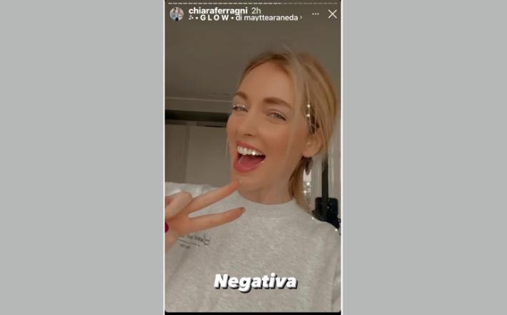 Covid, Chiara:  "Sono negativa ma Fede &egrave; ancora positivo"