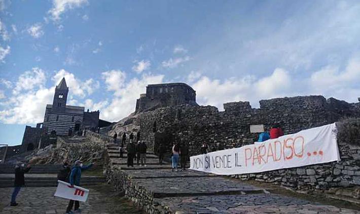 'Non vendete paradiso', rivolta per oliveto Portovenere