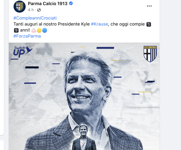 Auguri presidente: buon compleanno