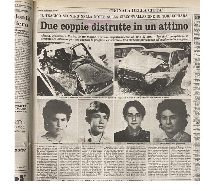 Alessia, Enrico e Massimo: giovani vite spezzate allo stesso incrocio dove nulla &egrave; cambiato