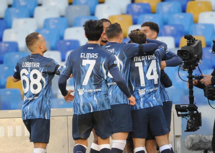 Napoli, poker alla Salernitana -Risultati 23a giornata - Classifica