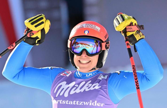 CDM Donne: Brignone e Huetter guidano Super-G Garmish