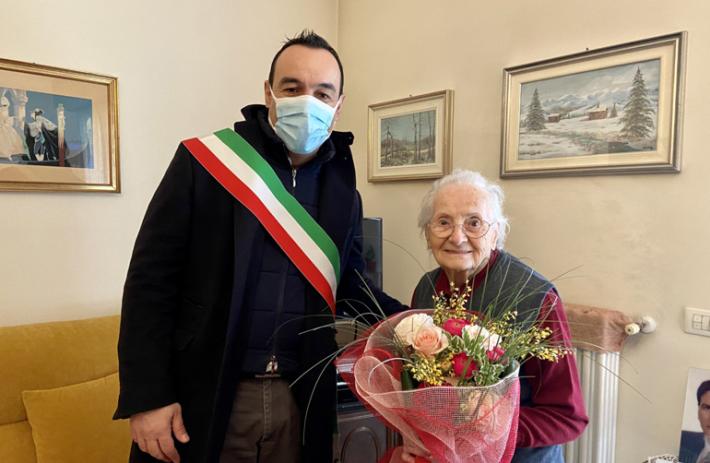 101 anni per Giannina Malanca, gli auguri del sindaco e dell'amministrazione comunale 