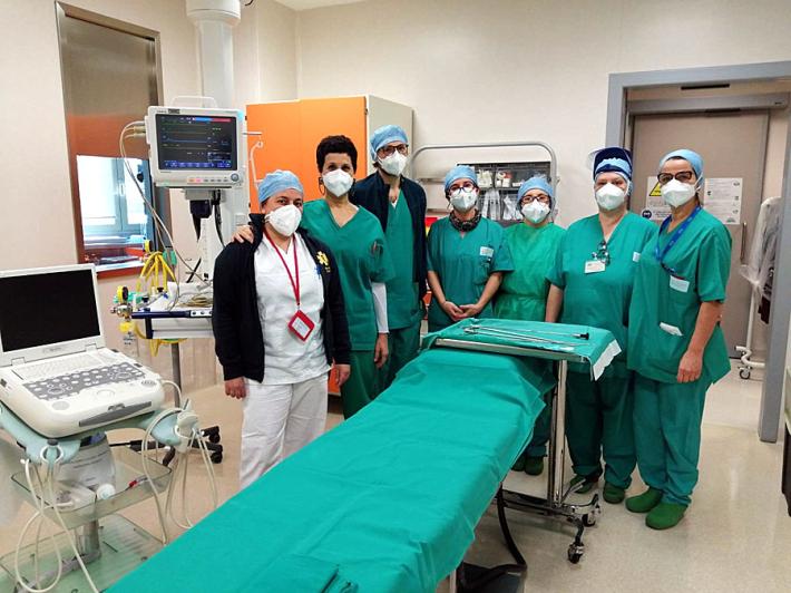 Bimba di un anno e mezzo operata d&rsquo;urgenza dall&rsquo;equipe di Endoscopia toracica diretta da Maria Majori