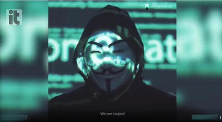 Anonymous trasmette filmati guerra su reti tv Stato russe