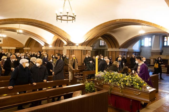 Al Sacro Cuore l'ultimo saluto a Roberto Campari