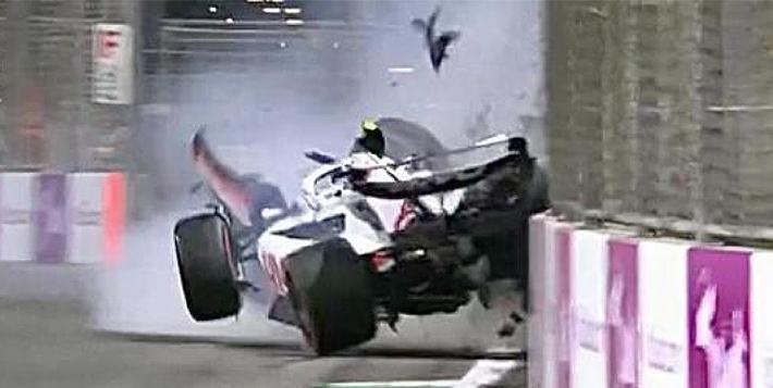 Violentissimo incidente per Mick Schumacher