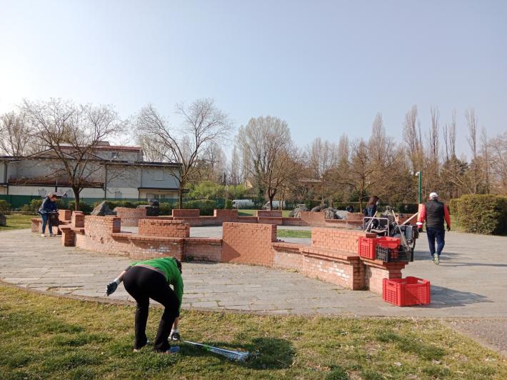 San Leo green. Ripuliamo la citt&agrave;