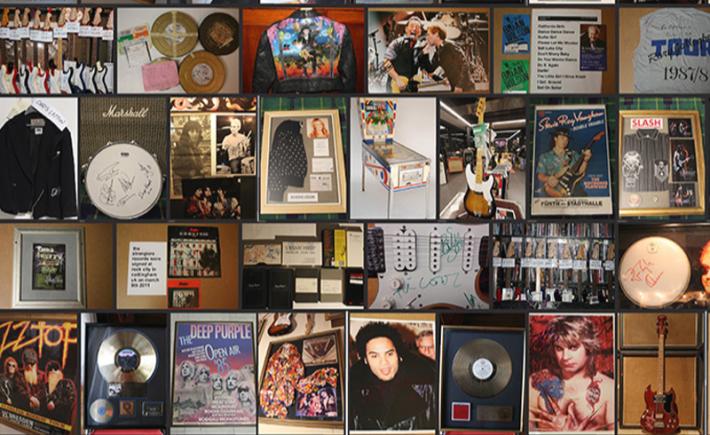 Hendrix & co, trofei e cimeli nella casa del rock