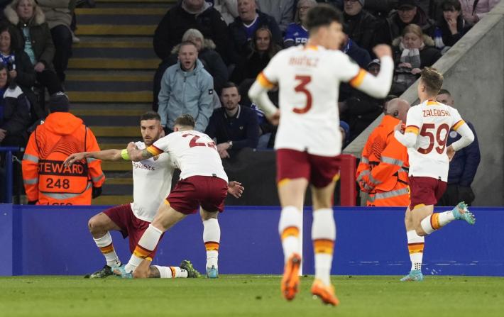 Conference League, la Roma pareggia con il Leicester