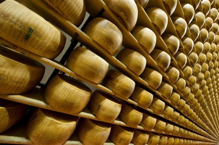 Al via il monitoraggio dell'Ismea delle giacenze di Parmigiano Reggiano