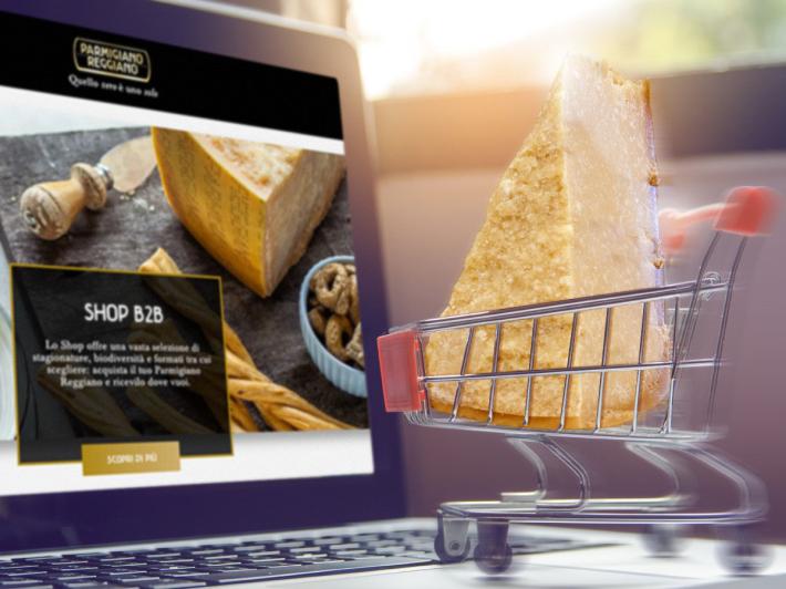 Consorzio Parmigiano Reggiano: un nuovo shop online riservato ai titolari di partita IVA