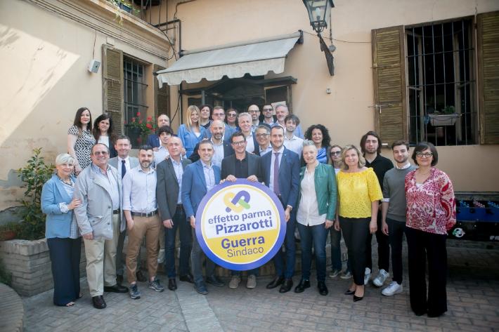 Effetto Parma, ecco la lista che sostiene Guerra 