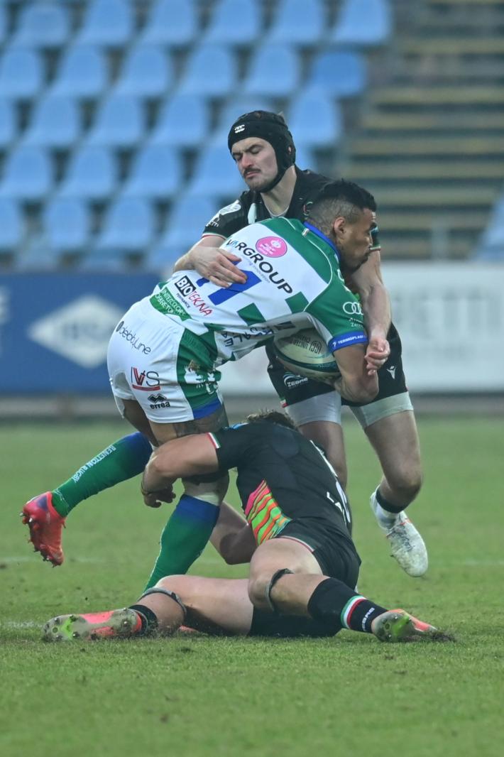 Le Zebre durano un tempo a Treviso: va al Benetton il 26&deg; derby italiano 