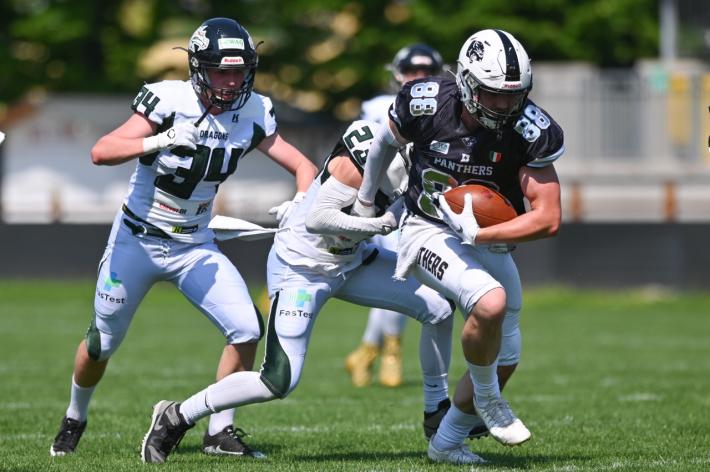 Panthers in semifinale di Cefl Cup. Battuti i Dragons 21-10
