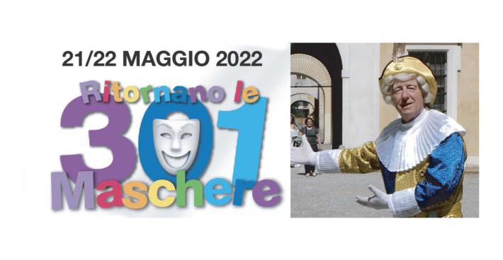 Maschere italiane a Parma sabato 21 e domenica 22 maggio