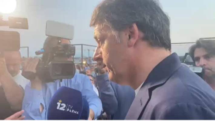 Renzi a Parma: "Parma &egrave; l'unico posto dove dove si pu&ograve; dire "guerra" con serenit&agrave;. Far&agrave; bene"