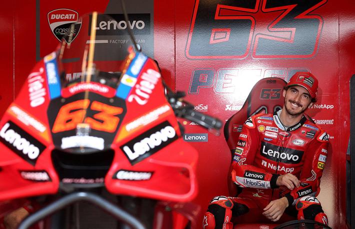 Germania: la Ducati di Bagnaia in pole, secondo Quartararo