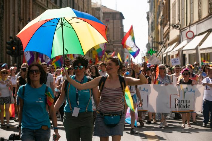 A Reggio Emilia una processione "di riparazione" per il Gay Pride