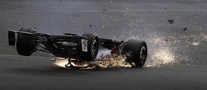 Gran premio Gran Bretagna: incidente in partenza