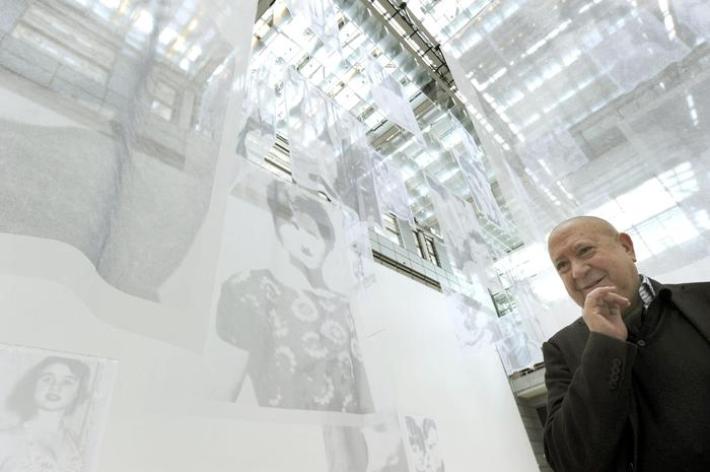 L'artista Christian Boltanski 