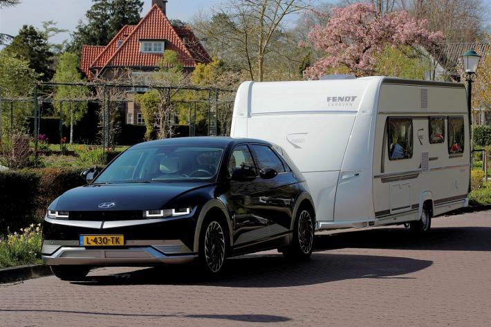 Hyundai Ioniq 5, l'auto elettrica con... la roulotte