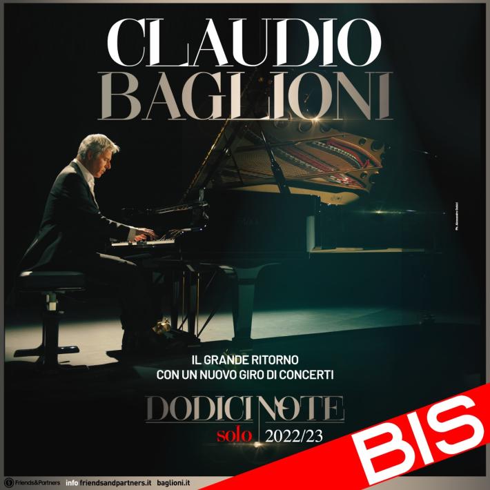 Claudio Baglioni fa il bis al Regio (9 dicembre) - Tutte le info 