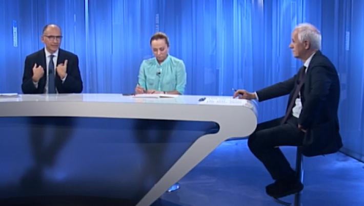 Il confronto Letta-Meloni, scintille soft:  scontro su Pnrr,  matrimoni omogenitoriali Ue e presidenzialismo