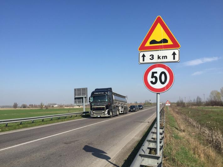 Nuovo limite di velocit&agrave; nella Sp 95