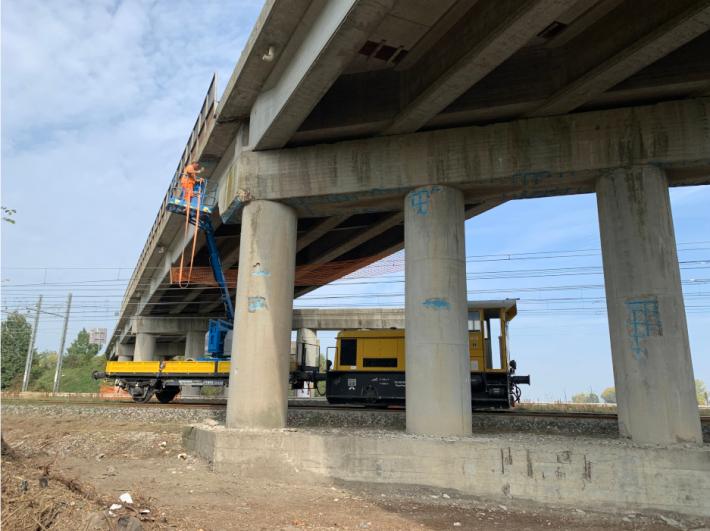 Tangenziale di Fidenza: senso unico alternato con semaforo di notte