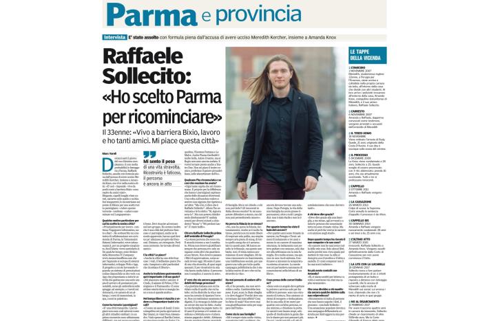 Sollecito a Parma nel 2017
