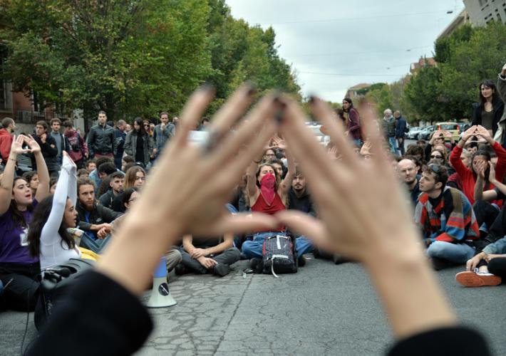 Blitz studentesco all'ufficio scolastico regionale