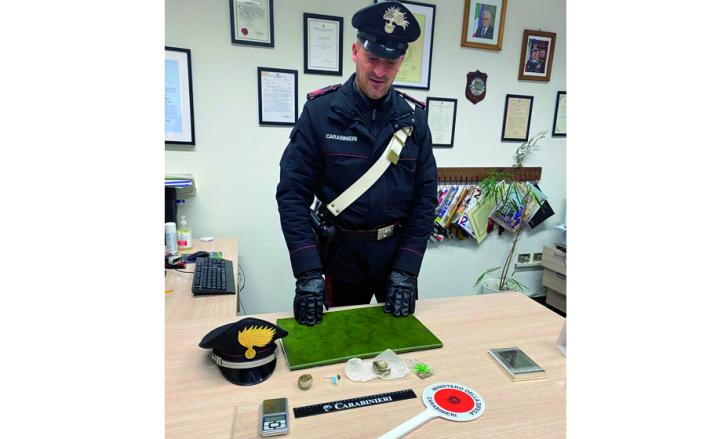 Trovato con 60 grammi di hashish, 26enne denunciato