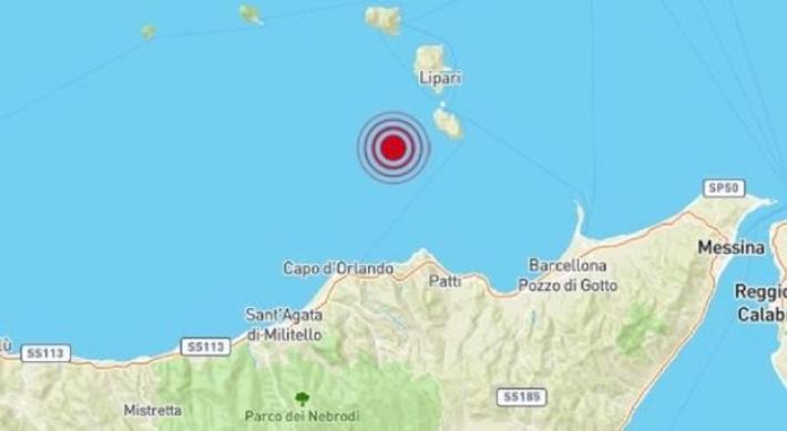 Terremoti: scossa  di 4.6 al  largo  delle Eolie, avvertita a Messina 