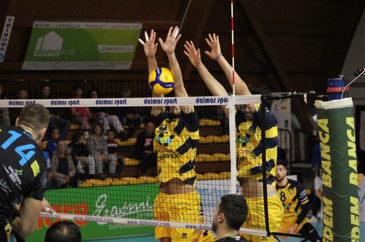Volley A3,  Il Wimore Parma lotta, ma si arrende a Pineto  