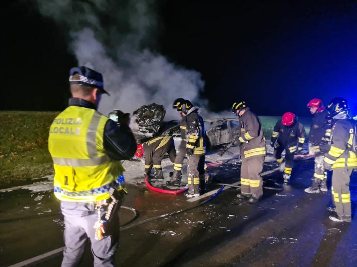 Incidente a Lentigione, lunghe code su via Mantova