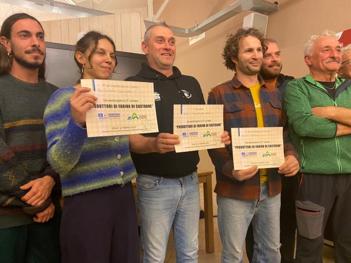 Dolce&Farina 2022: la farina di castagne pi&ugrave; buona e quella de "i Briganti del Cerreto"